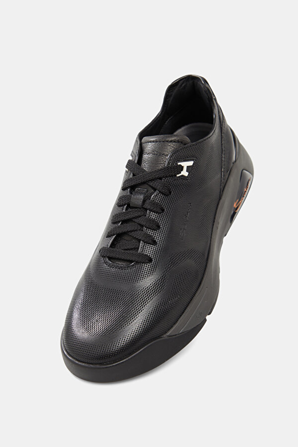 BLACK LEATHER SHOES 6