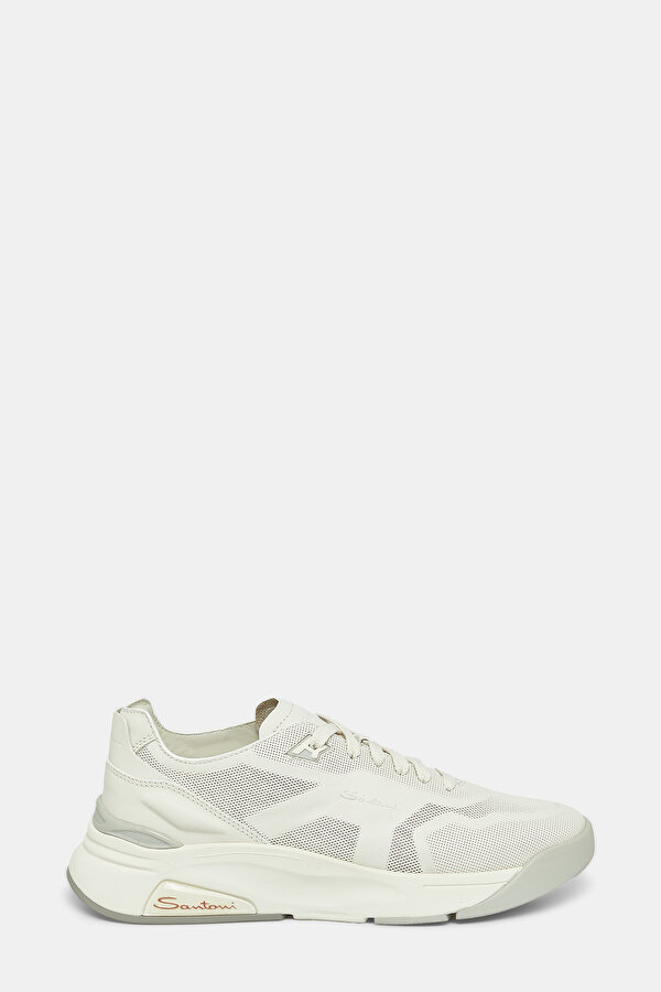 WHITE LEATHER SHOE