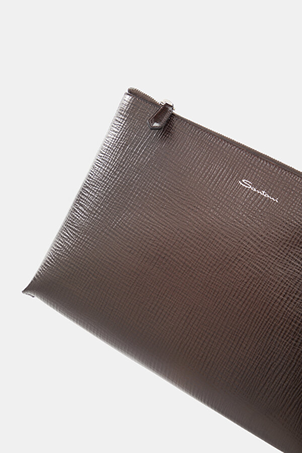 BROWN LEATHER BAG 6