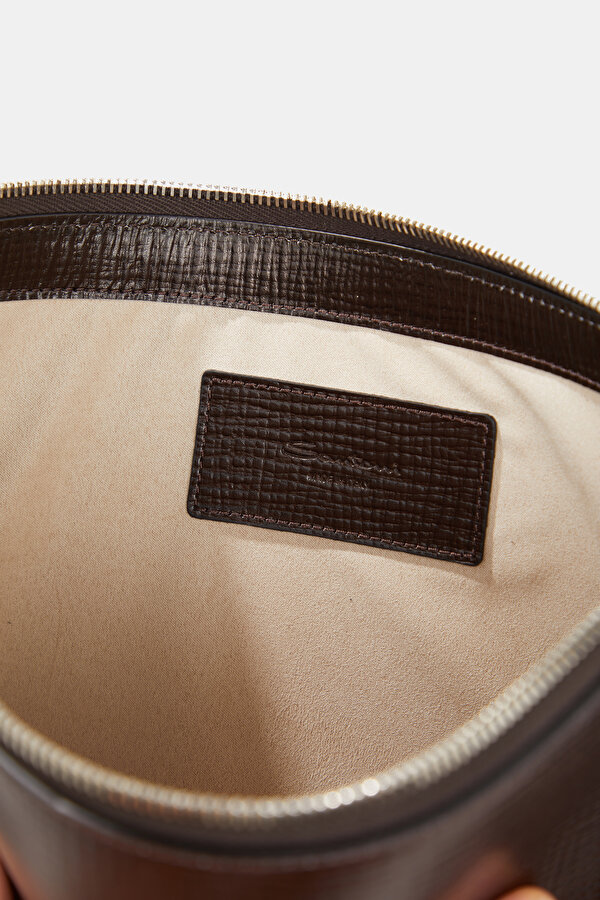 BROWN LEATHER BAG 7