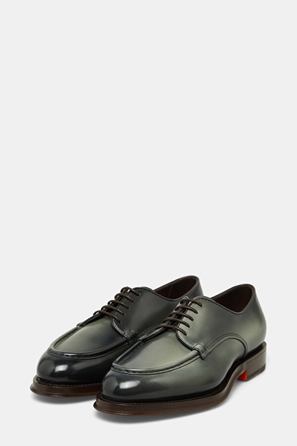 LIGHT GREEN LEATHER SHOE 2