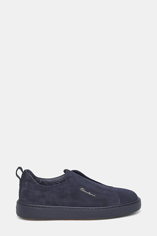 NAVY BLUE LEATHER SHOE