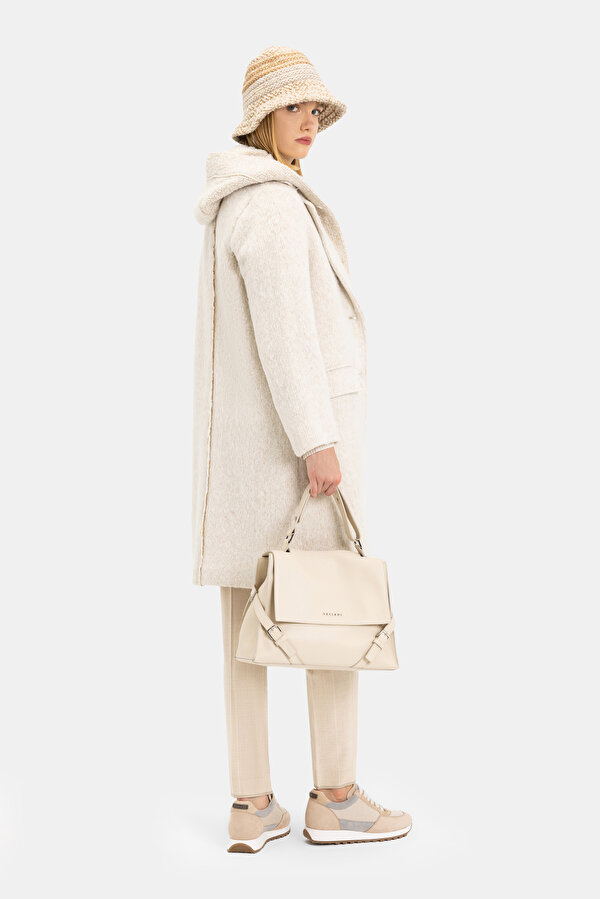 BEIGE REEFER JACKET 2