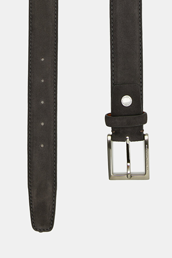 ANTHRACITE LEATHER BELT 2