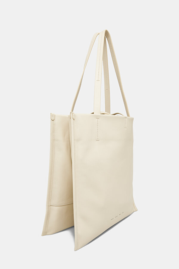 ECRU LEATHER BAG 2
