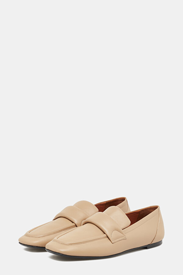 BEIGE LEATHER SHOE 2