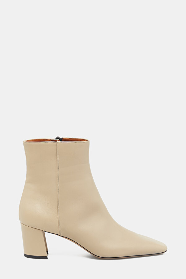 CREAM LEATHER BOOT