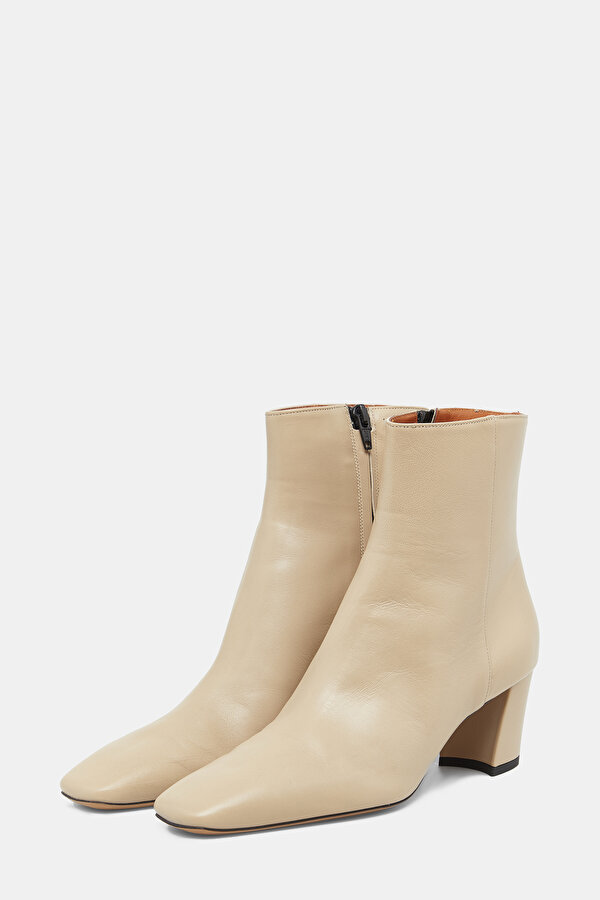 CREAM LEATHER BOOT 2