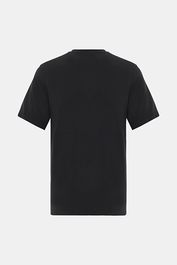 BLACK BASIC / ROUND NECKLINE SHORT SLEEVE TSHIRT 2
