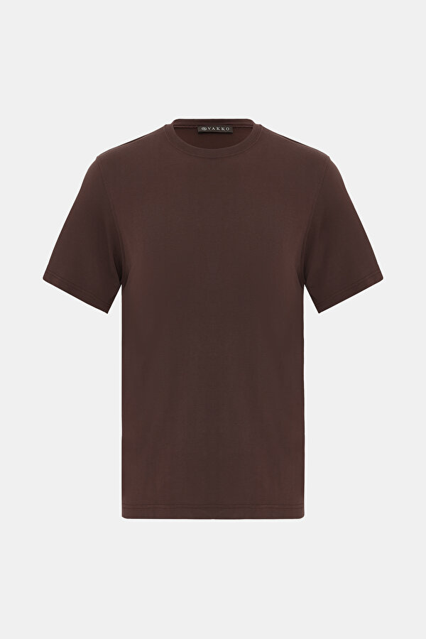 BRICK BASIC / ROUND NECKLINE SHORT SLEEVE TSHIRT