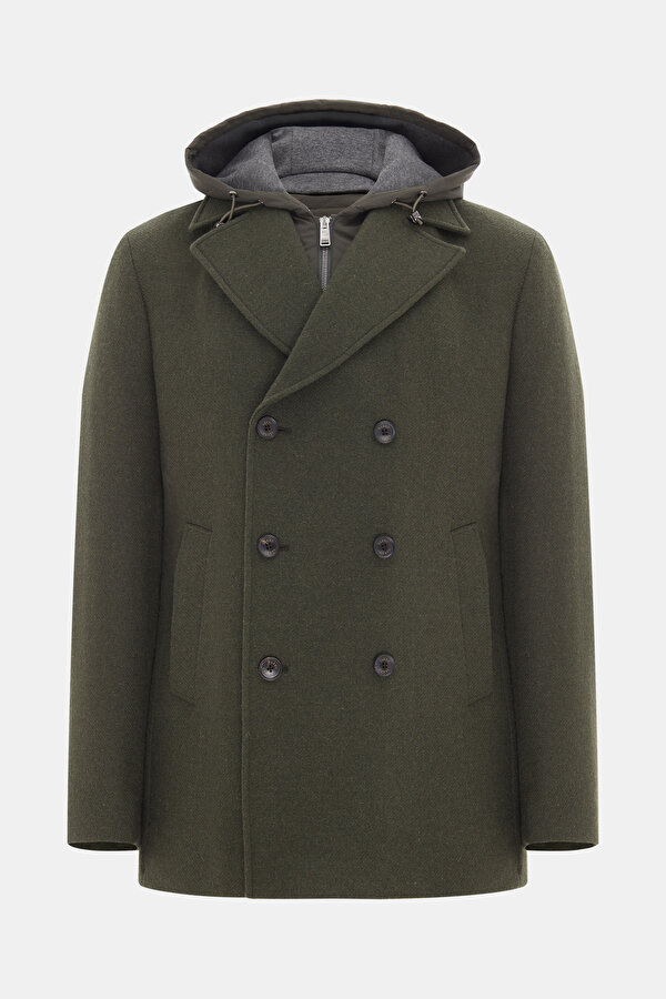 KHAKI REEFER JACKET