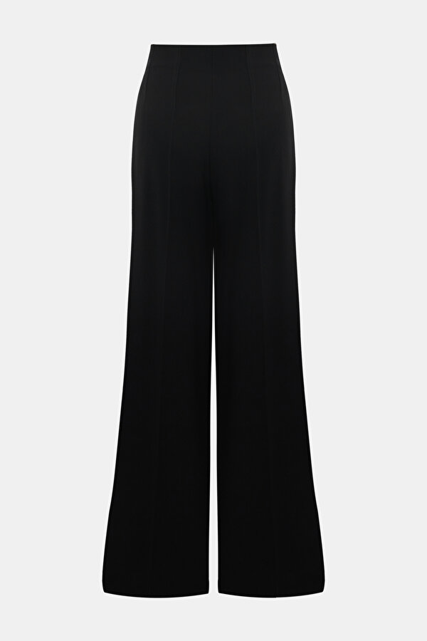 BLACK WIDE LEG TROUSERS 2