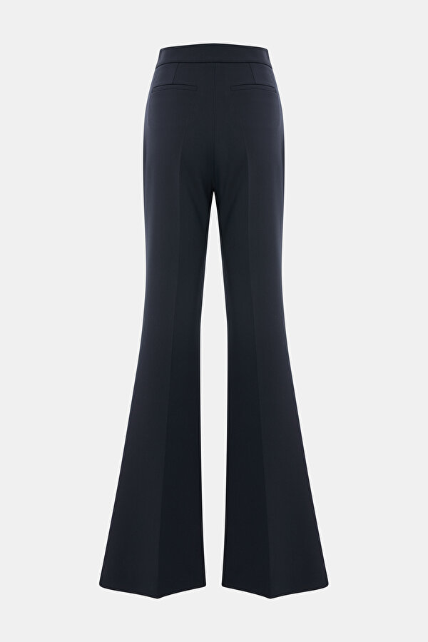 NAVY BLUE STRAIGHT CUT TROUSERS 2