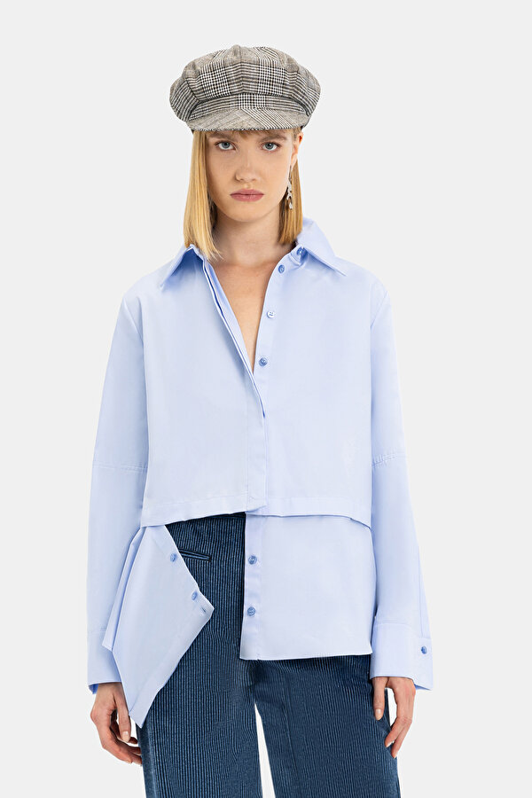 BLUE LONG SLEEVE SHIRT