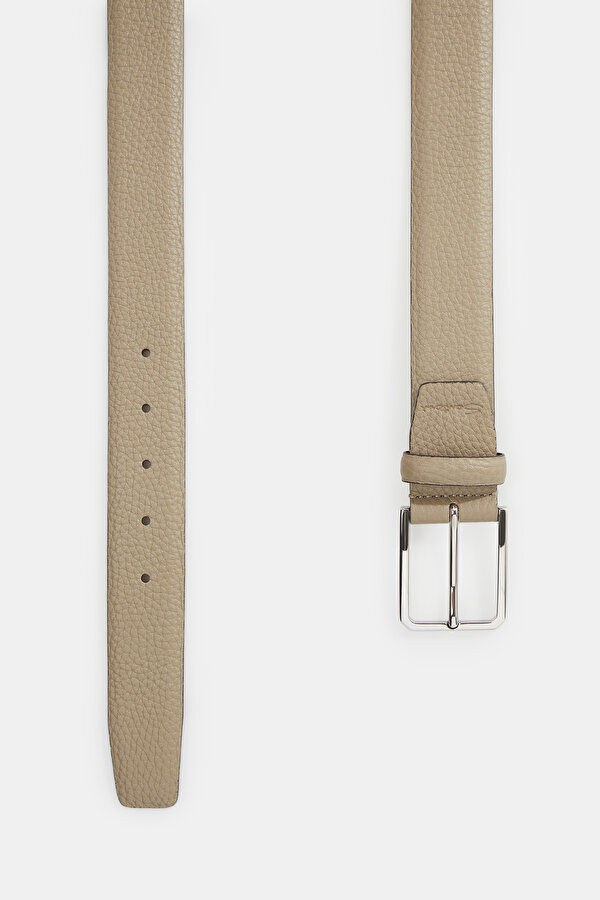 BEIGE LEATHER BELT