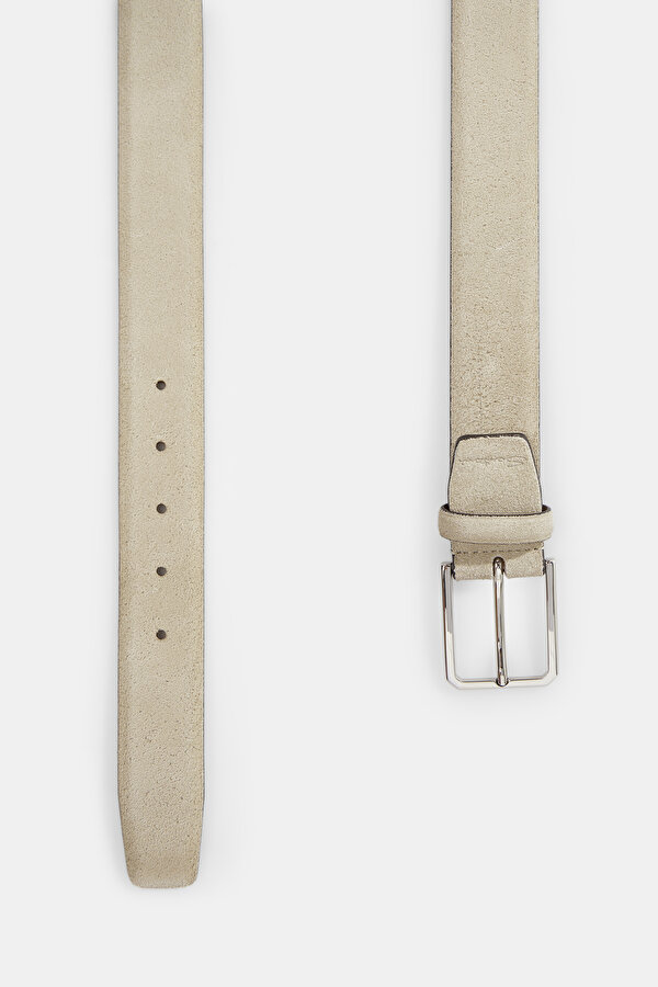 BEIGE LEATHER BELT