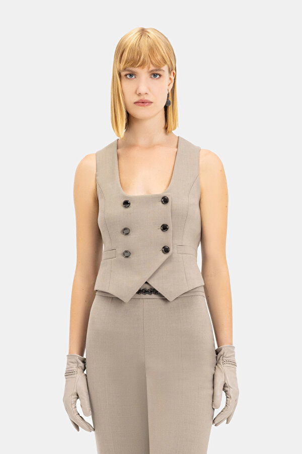 MINK SQUARE VEST