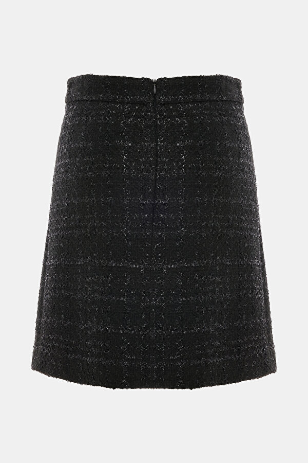 BLACK ABOVE THE KNEE SKIRT 7