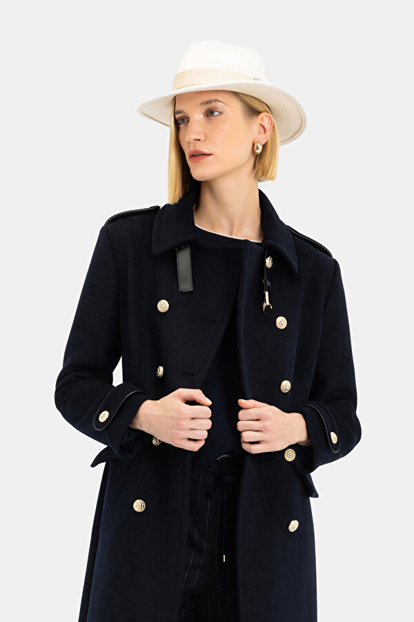 DARK NAVY BLUE REEFER JACKET 7