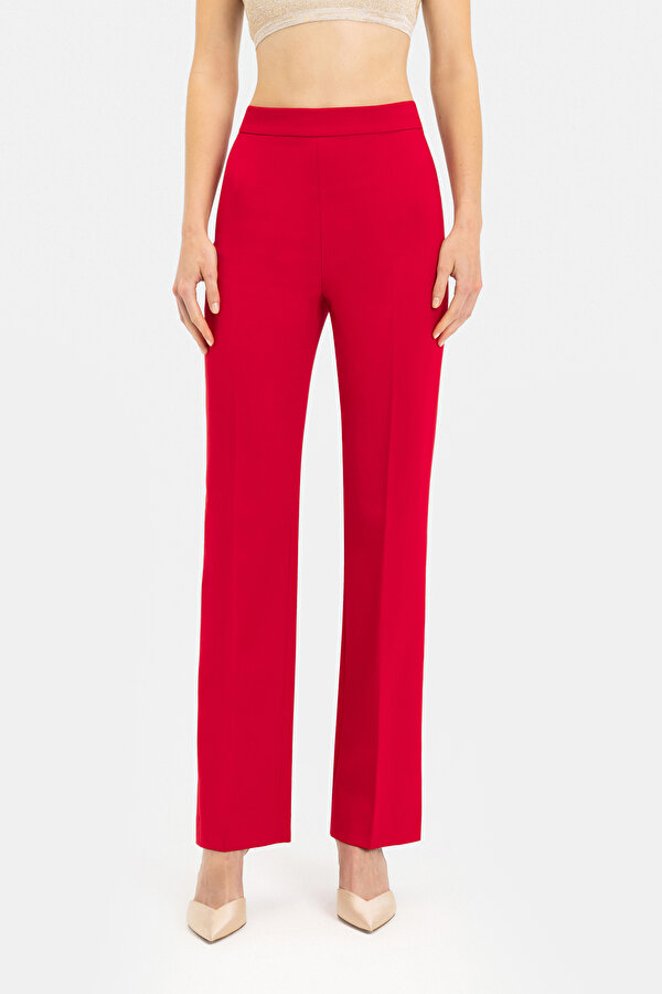 RED SKINNY LEG TROUSERS 2