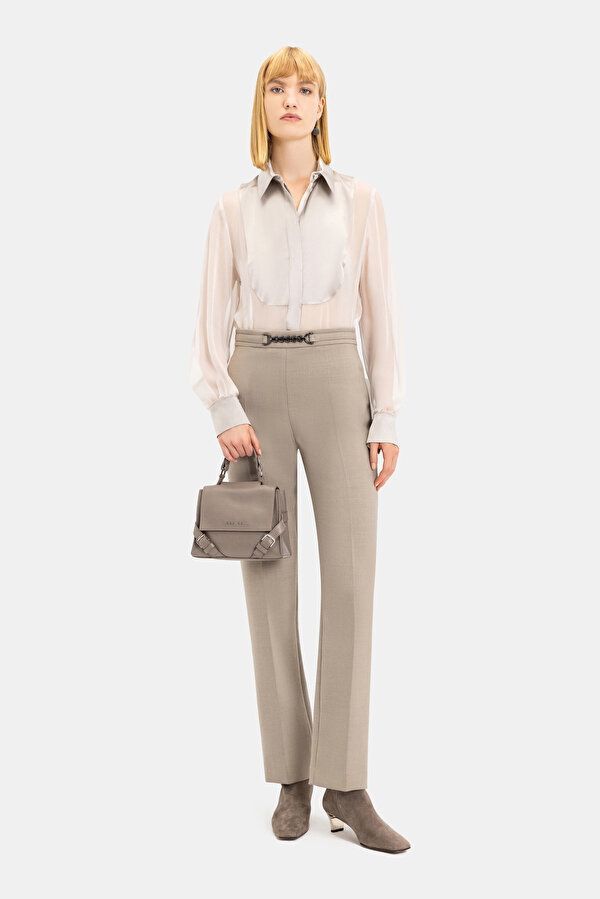 MINK SKINNY LEG TROUSERS