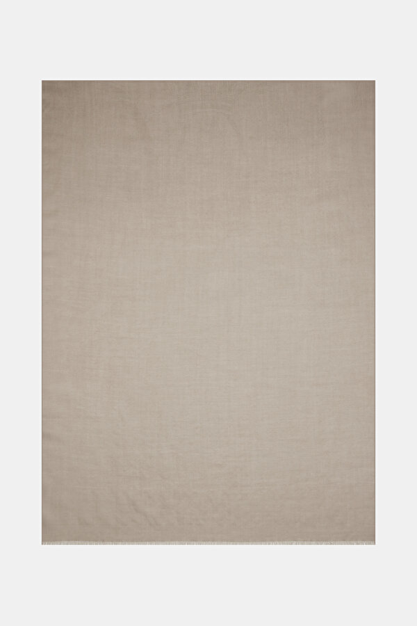 MINK JACQUARD CASHMERE SHAWL
