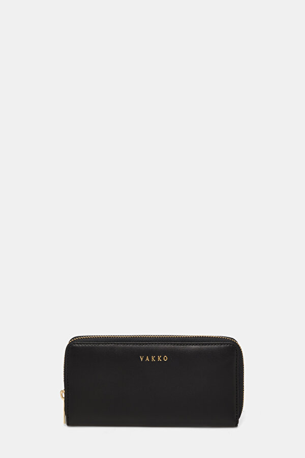 GREY LEATHER WALLET