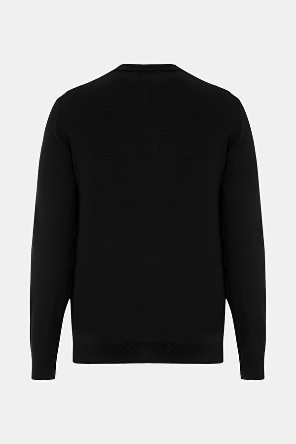 BLACK BASIC / ROUND NECKLINE TRICOT 2