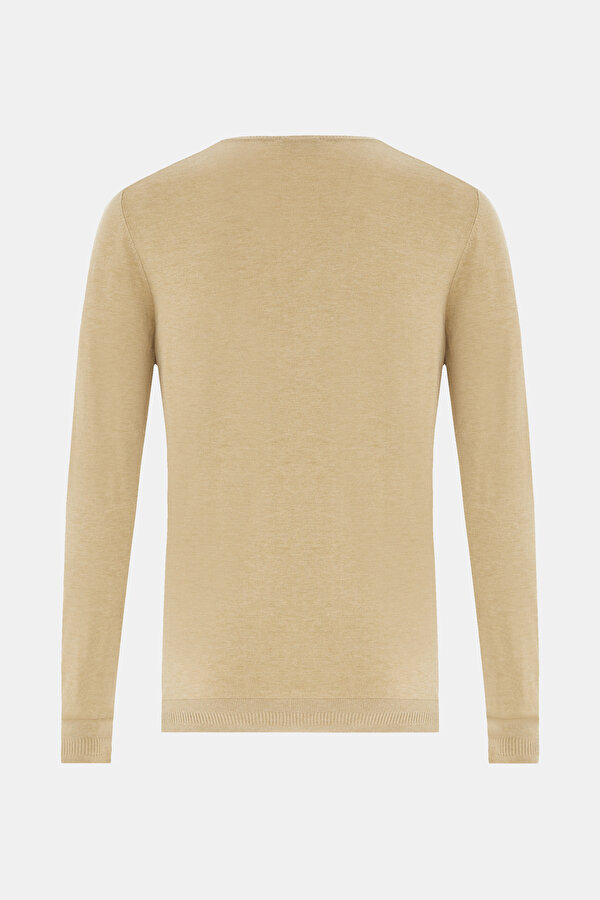 CAMEL V NECK TRICOT 2