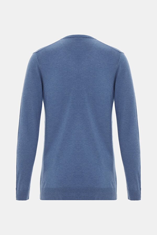 INDIGO V NECK TRICOT 2