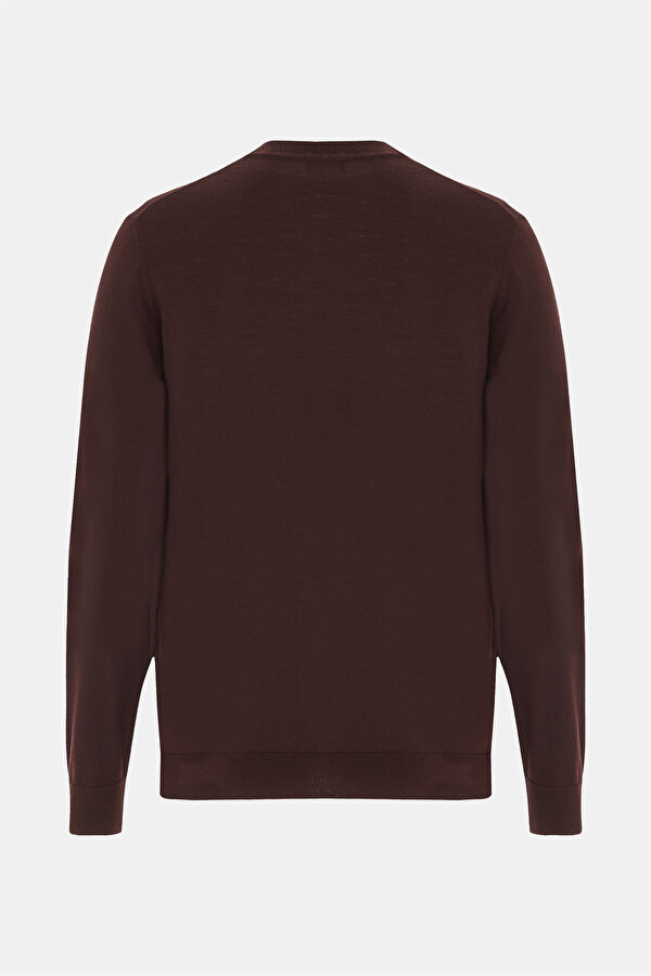 MAROON BASIC / ROUND NECKLINE TRICOT 2