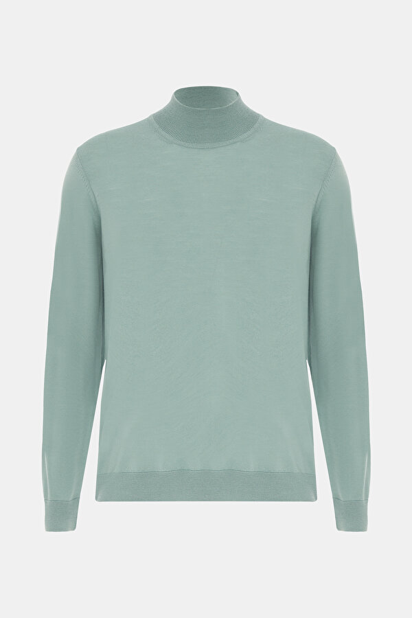 LIGHT GREEN 1/2 TURTLENECK TRICOT