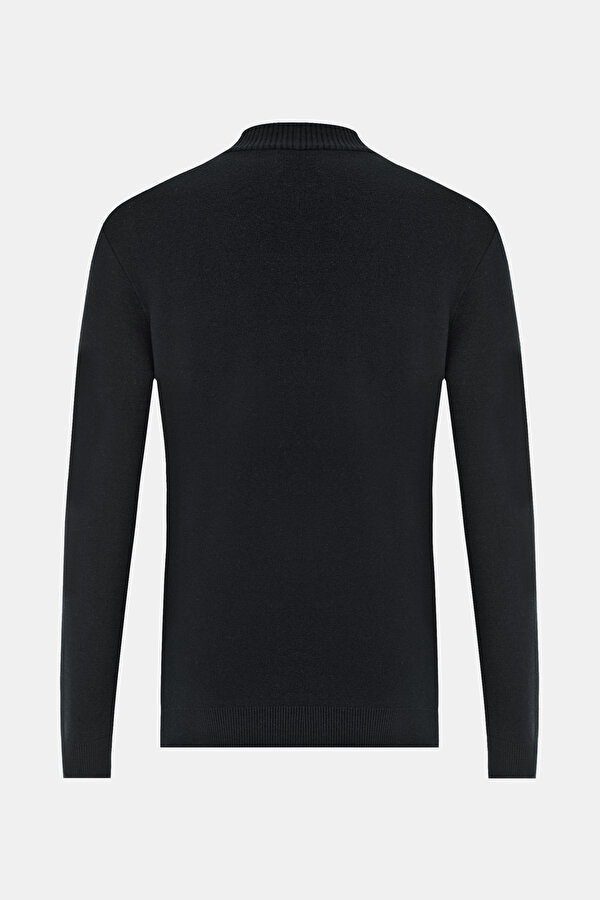 BLACK 1/2 TURTLENECK TRICOT 2