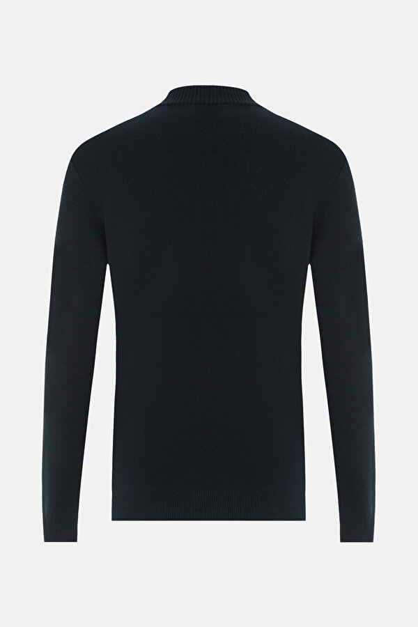 NAVY BLUE 1/2 TURTLENECK TRICOT 2