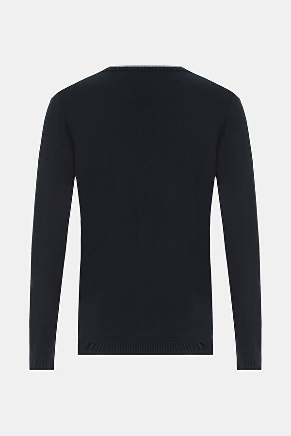 BLACK BASIC / ROUND NECKLINE TRICOT 2