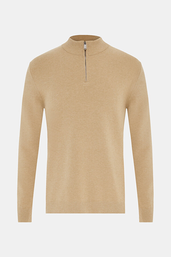 CAMEL 1/2 TURTLENECK TRICOT