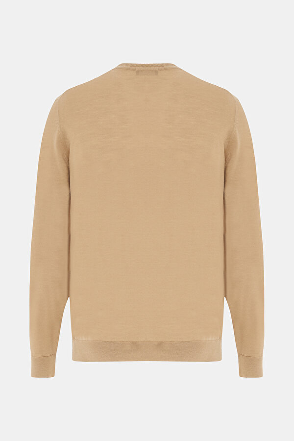 CAMEL V NECK TRICOT 2