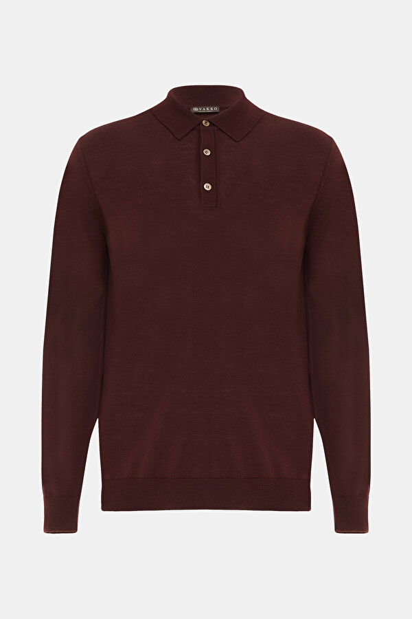 BORDO POLO YAKA TRİKO