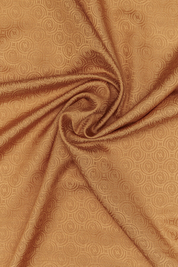 TAN COTTON/SILK SHAWL 2
