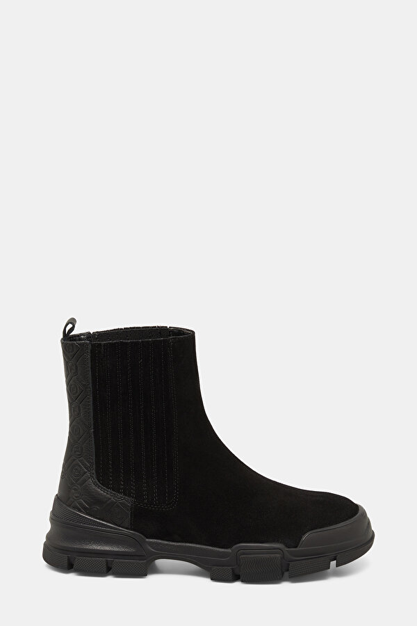 BLACK LEATHER BOOT