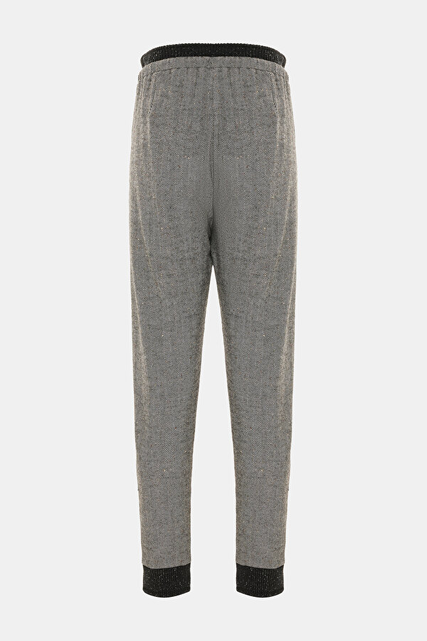 BLACK STRAIGHT CUT TROUSERS 2