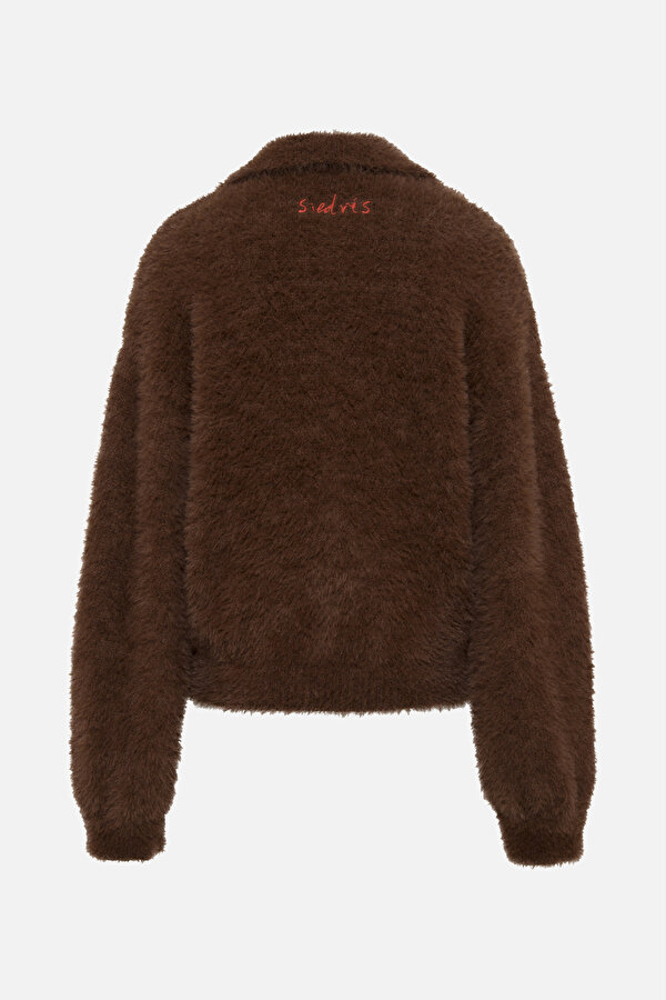 BROWN BUTTONED JACKET 2
