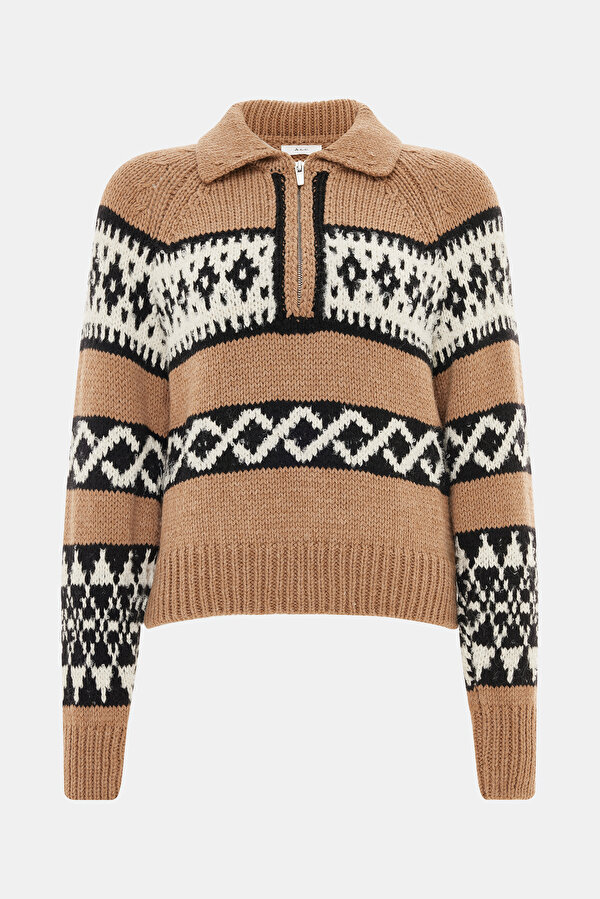 TAN WOOL JERSEY