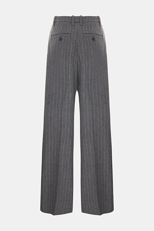 GRAY MELANGE TROUSERS 2