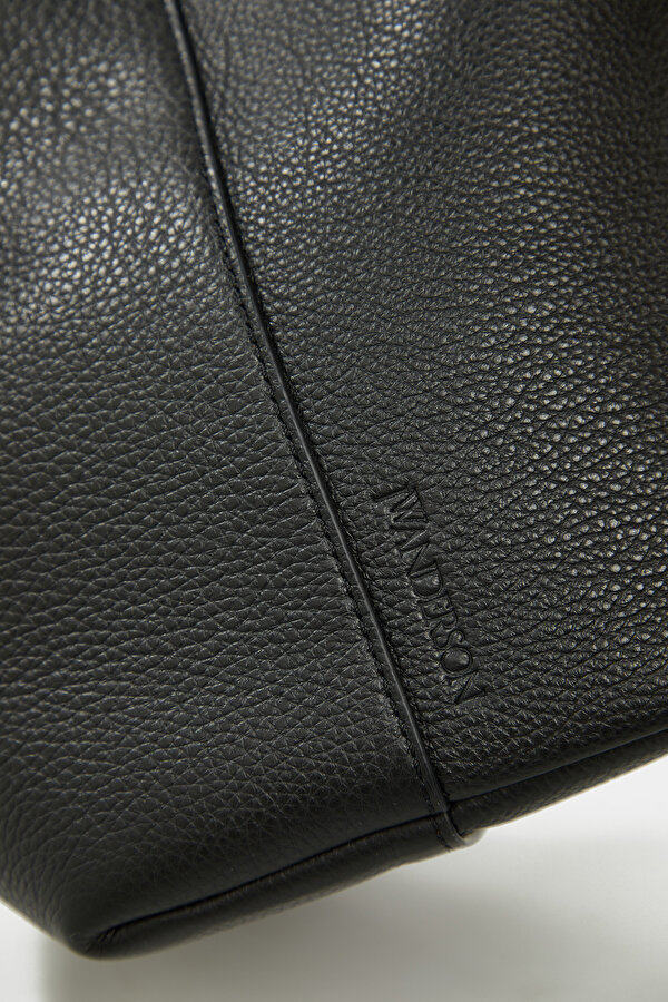 BLACK LEATHER BAG 6
