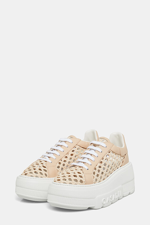 BEJ DERİ SNEAKER 2