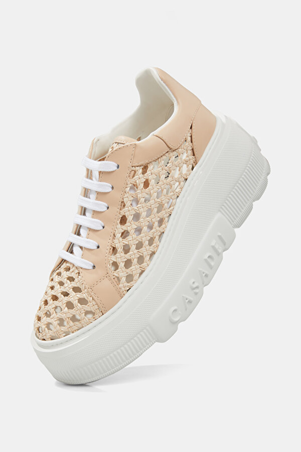 BEJ DERİ SNEAKER 7