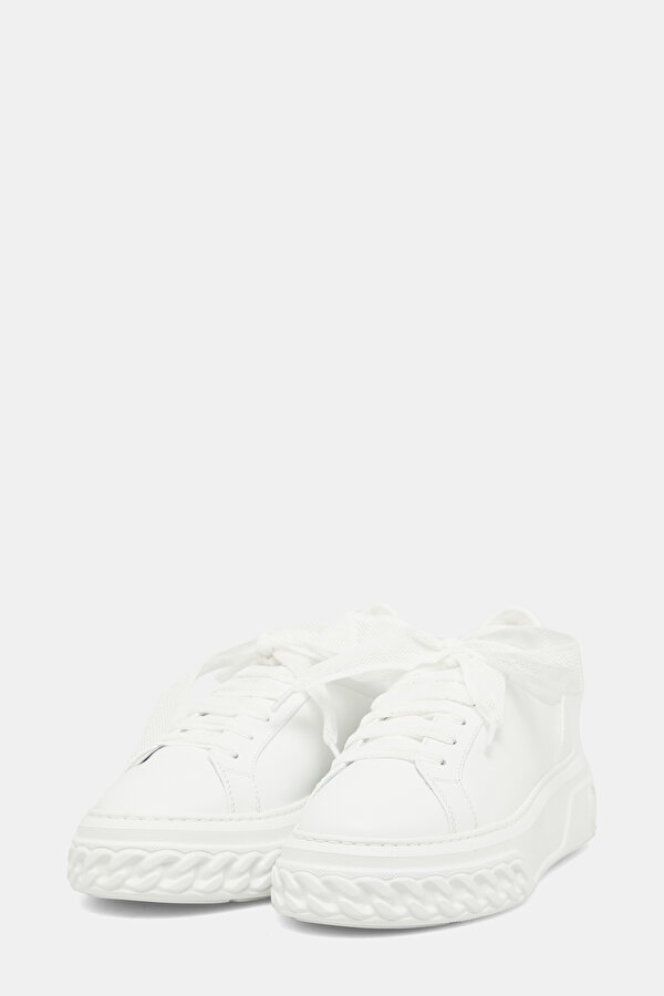 BEYAZ DERİ SNEAKER 2