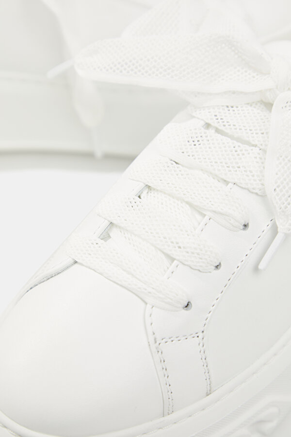 BEYAZ DERİ SNEAKER 6