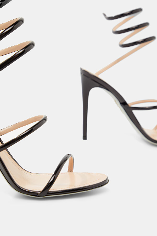 BLACK LEATHER SHOES 6